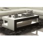 Table basse design de qualité, blanc et noir, XERI