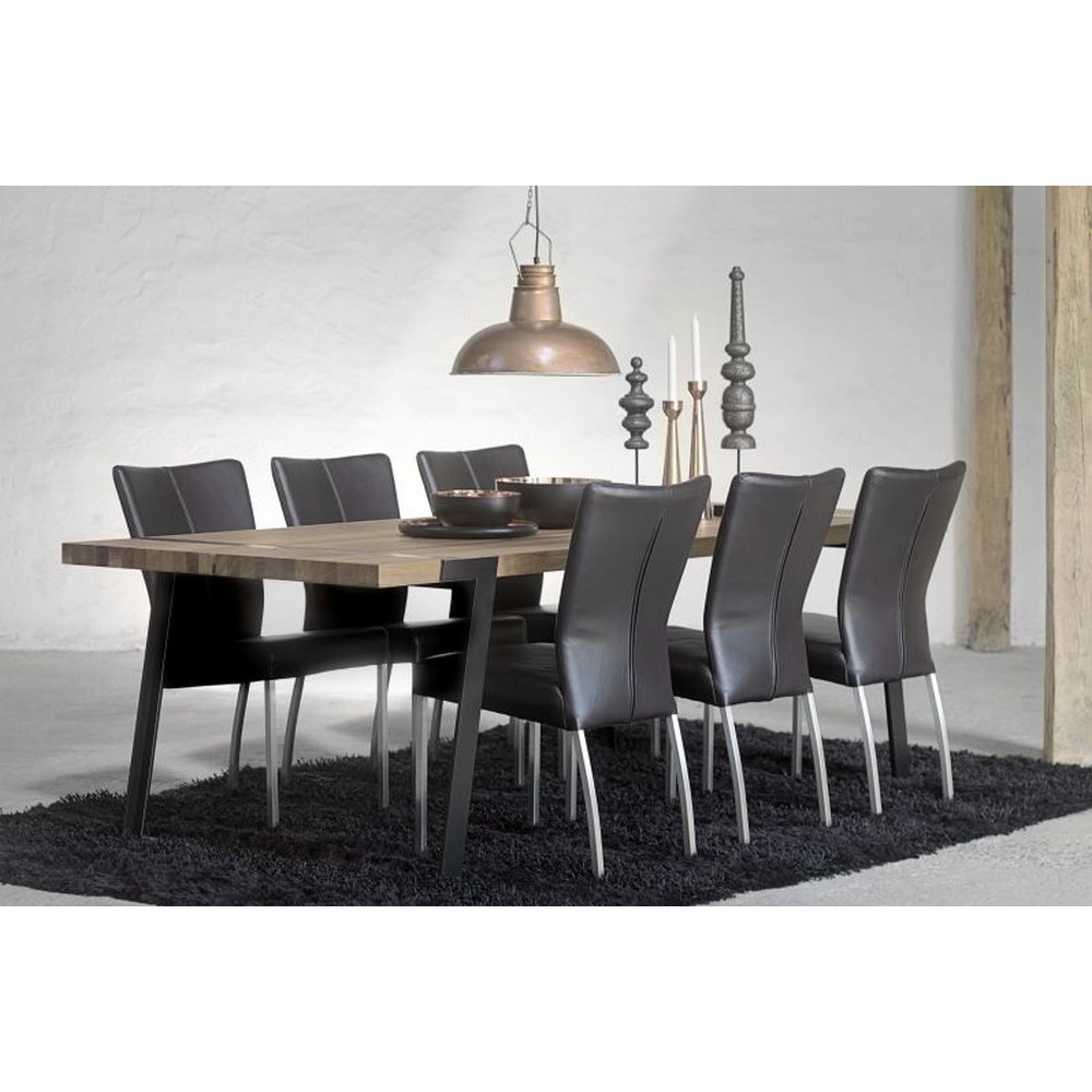 Grande table à manger GIGANT de marque Canett, modèle 290 cm de long, Bois