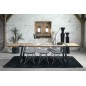 Grande table à manger GIGANT de marque Canett, modèle 290 cm de long. Version: Neutre, Huilé, Noir, Peint, Bois