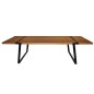 Grande table à manger GIGANT de marque Canett, modèle 290 cm de long. Version: Neutre, Huilé, Noir, Peint, Bois