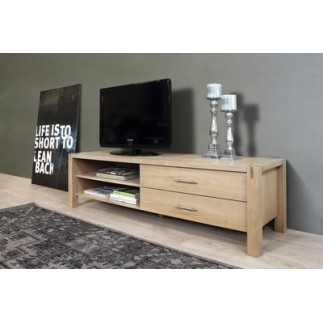 Meuble TV design en chêne, CORAL