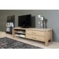 Meuble TV design en chêne, CORAL