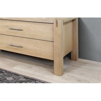 Meuble TV design en chêne, CORAL