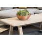 Table basse contemporaine, en bois massif, CINA, chêne