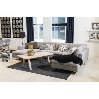 Table basse contemporaine, en bois massif, CINA