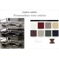 -Canapé d'angle en cuir de buffle italien de luxe 7/8 places RELAXZEN, couleur personnalisée, angle gauche