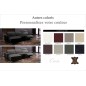 .Canapé d'angle relax en cuir de buffle italien de luxe 5 places BRIO, couleur personnalisée , angle gauche