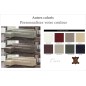 .Canapé d'angle convertible en cuir de buffle italien de luxe 5 places ANTHONY, couleur personnalisée, angle gauche