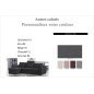 Canapé d'angle en tissu de qualité ZENITH, couleur personnalisée, angle gauche, 4/5 places