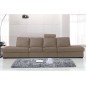 Canapé 6 places en tissu de qualité GALLA, beige