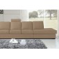 Canapé 7 places en tissu de qualité LIVING, beige