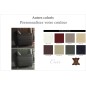 Fauteuil 1 place en cuir italien buffle DANEMARK, couleur personnalisée