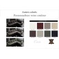 Canapé d'angle en cuir de buffle italien de luxe 6/7 places GIOVANI, personnalisé, angle droit