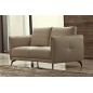 Canapé 2 places en cuir italien buffle ROMEO, beige