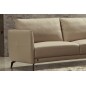 Canapé 3 places en cuir italien buffle ROMEO, beige