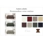 Canapé 3 places en cuir italien buffle LEANDRO, couleur personnalisée