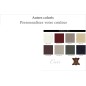 Canapé 2 places en cuir italien buffle GRIMALDI, couleur personnalisée Canapé 2 places en cuir italien buffle GRIMALDI, couleur personnalisée