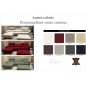 Canapé d'angle en cuir buffle italien de luxe 5 places ARMANO, couelur personnalisée, angle gauche