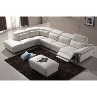 paiement du Solde de la commande Canapé d'angle relax en cuir buffle italien de luxe relaxino, beige et table Martens, angle gau