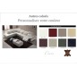 Canapé d'angle relax en cuir Très épais buffle italien, de luxe RELAXINO, couleur personnalisée, angle gauche, 7/8 places