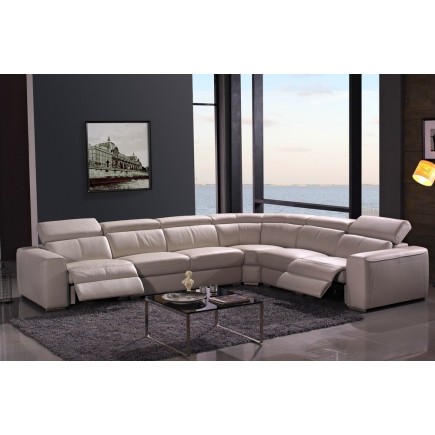 paiement en 3x (total sur 6x) pour la commande de Mr PATIENCE AHOUET. Canapé d'angle double relax en cuir de buffle italien de l