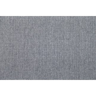 Canapé d'angle panoramique en tissu de qualité 6/7 places BOSTAR, gris clair, avec méridienne, angle droit et méridienne à gauch