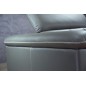 Canapé d'angle en cuir de buffle italien de luxe 5/6 places, VIDA, gris foncé, angle droit Canapé d'angle en cuir de buffle italien de luxe 5/6 places, VIDA, gris foncé, angle droit
