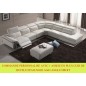 COMMANDE PERSONNALISE SUR DEMANDE Canapé d'angle relax en cuir buffle Epais italien, de luxe RELAXINO avec 1 Assise en plus , No