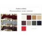 Canapé d'angle 8 places NAPO, couleur personnalisée, angle droit