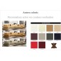 Canapé d'angle en cuir italien 7/8 places STAR, couleur personnalisée, angle droit Canapé d'angle en cuir italien 7/8 places STAR, couleur personnalisée, angle droit