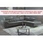 COMMANDE PERSONNALISEE SUR DEMANDE DU CLIENT Mr samir merzouki Canapé d'angle en cuir EPAIS de buffle italien de luxe 5/6 places