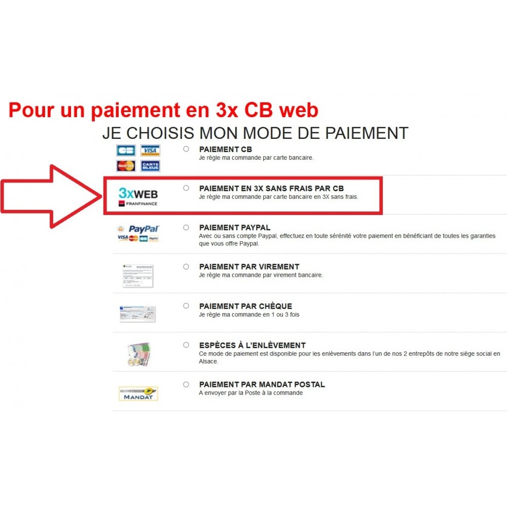 PAIEMENT DE LA COMMANDE PAIEMENT DE LA COMMANDE