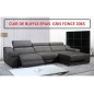 COMMANDE PERSONNALISEE SUR DEMANDE DU CLIENT Canapé d'angle double relax en cuir de buffle Epais italien de luxe 5 places BiRELA