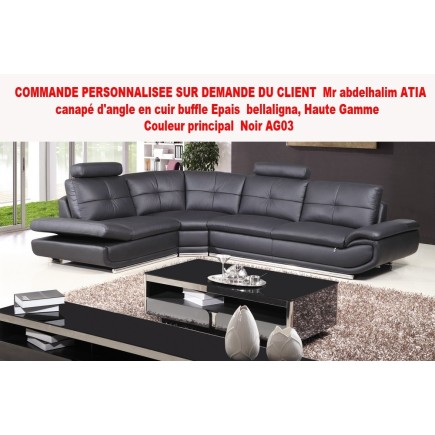 ACOMPTE DE LA COMMANDE PERSONNALISEE SUR DEMANDE DU CLIENT DU 15/02/2018 de Mr abdelhalim ATIA