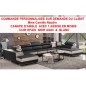 COMMANDE PERSONNALISEE SUR MESURE SUR DEMANDE DU CLIENT Mme Camille Naudin Canapé d'angle en cuir buffle épais italien de luxe 8 COMMANDE PERSONNALISEE SUR MESURE SUR DEMANDE DU CLIENT Mme Camille Naudin Canapé d'angle en cuir buffle épais italien de luxe 8