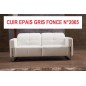 COMMANDE PERSONNALISEE SUR DEMANDE DU CLIENT Canapé 3 places VALORIA en cuir de buffle Epais italien de luxe, Cuir Epais gris fo COMMANDE PERSONNALISEE SUR DEMANDE DU CLIENT Canapé 3 places VALORIA en cuir de buffle Epais italien de luxe, Cuir Epais gris fo