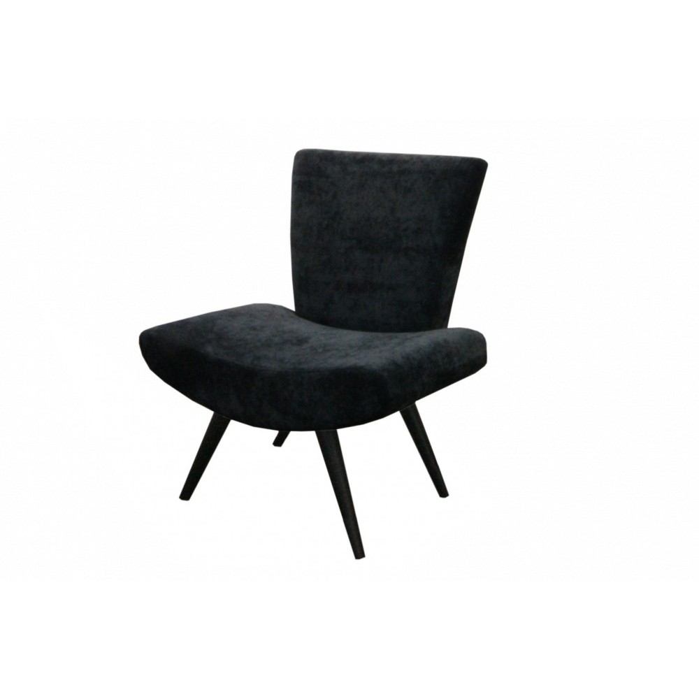 Chaise MAXOU en tissu, ardoise