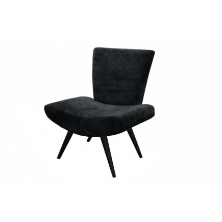 Chaise MAXOU en tissu, ardoise