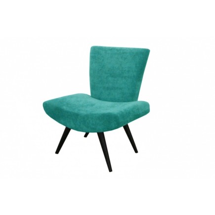 Chaise MAXOU en tissu, bleu