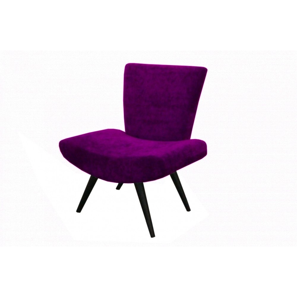 Chaise MAXOU en tissu, violet