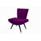 Chaise MAXOU en tissu, violet