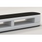 Meuble TV design STARO. Très joli modèle aux lignes tendances blanc