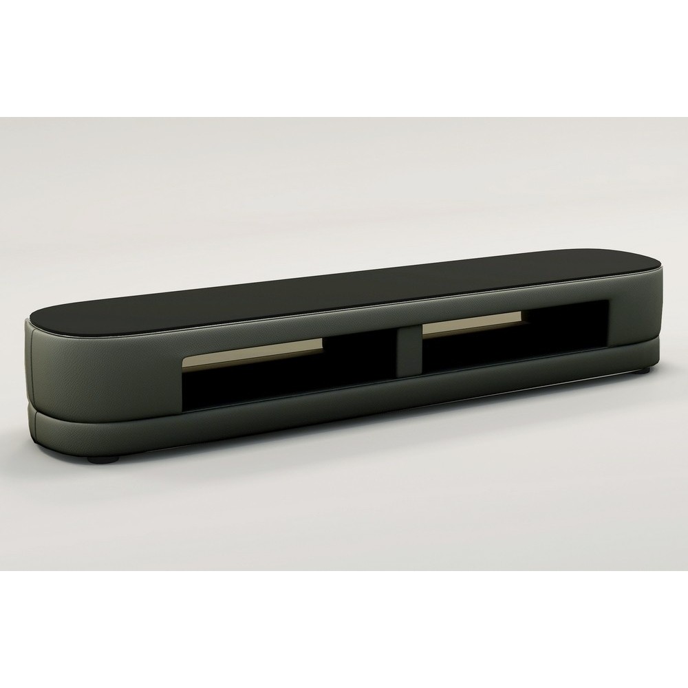 Meuble TV design STARO. Très joli modèle aux lignes tendances gris foncé