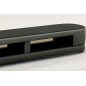 Meuble TV design STARO. Très joli modèle aux lignes tendances gris foncé