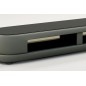 Meuble TV design STARO. Très joli modèle aux lignes tendances gris foncé