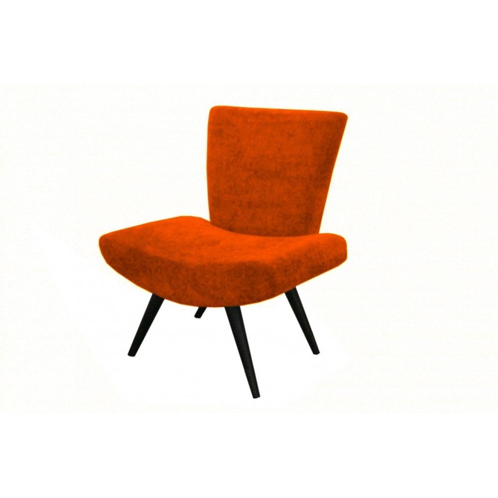 Chaise MAXOU en tissu, orange