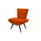 Chaise MAXOU en tissu, orange