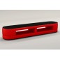 Meuble TV design STARO. Très joli modèle aux lignes tendances rouge
