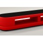Meuble TV design STARO. Très joli modèle aux lignes tendances rouge