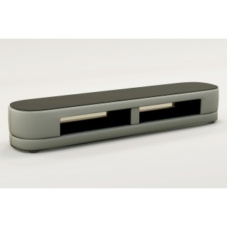 Meuble TV design STARO. Très joli modèle aux lignes tendances gris clair